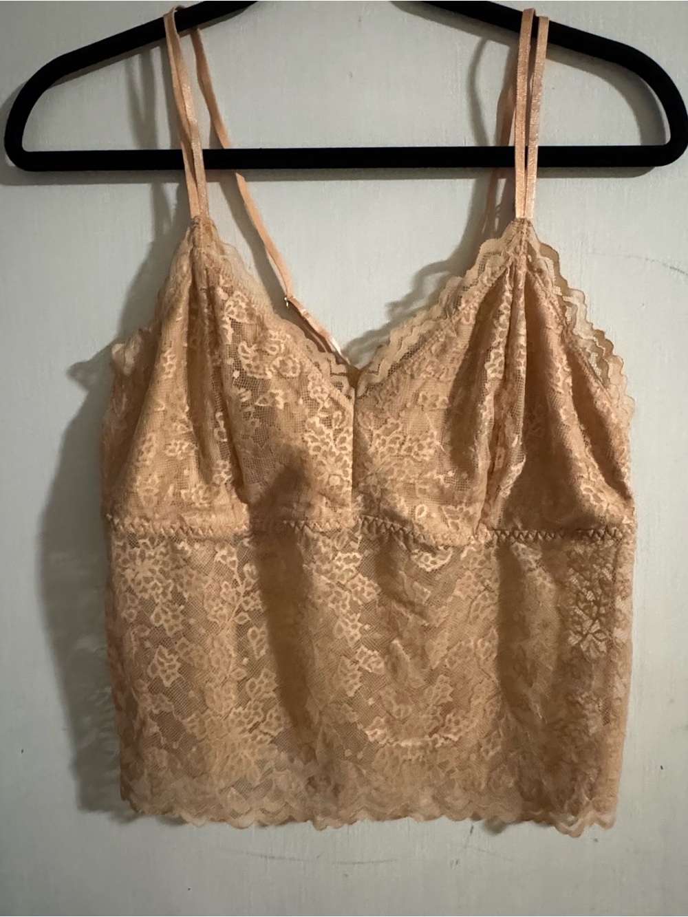 NWT Avidlove Floral Lace Bralette Camisole XL Tan
